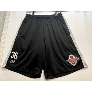 Portland Fighting Shockwave Football shorts womens large 28 x 10 D1 Sports black